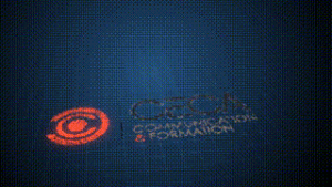 Animation de logo en introduction d'une bande annonce, images de synthèse, 3D